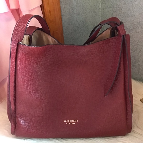 kate spade Handbags - Kate spade Knott Lrg pebble leather shoulder bag